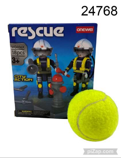 Imagen de MUÑECO RESCUE X2 18PCS 6.25